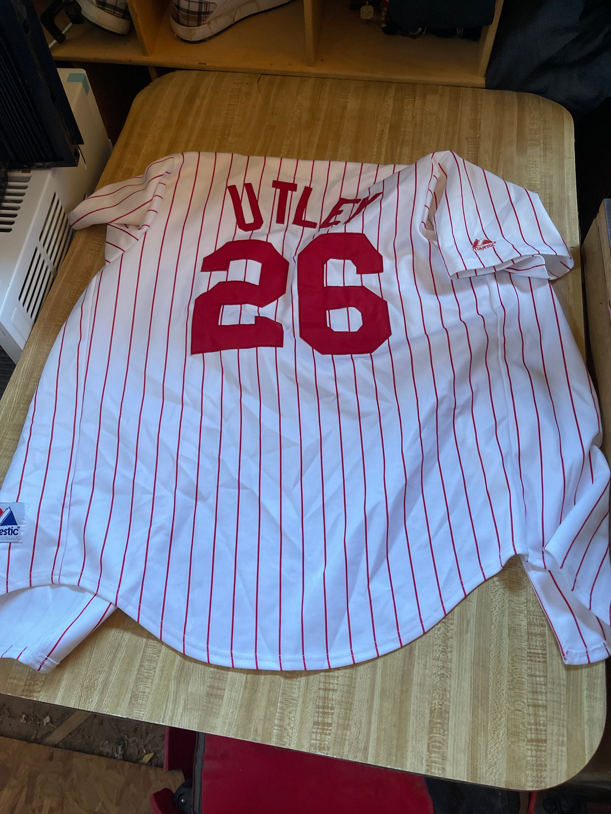 Majestic Chase Utley Phillies jersey xl
