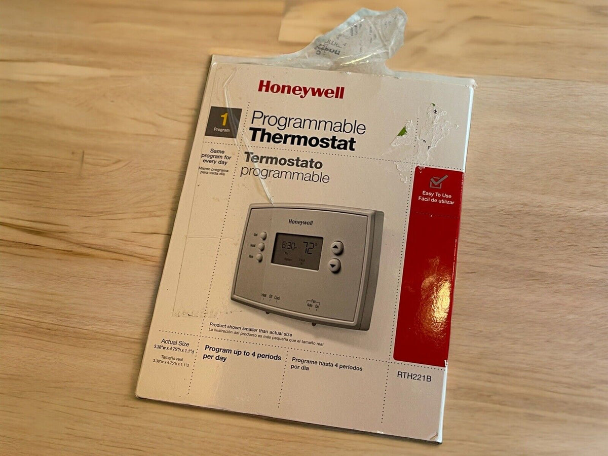 Honeywell Thermostat Programmable RTH221B One Program For Entire Week