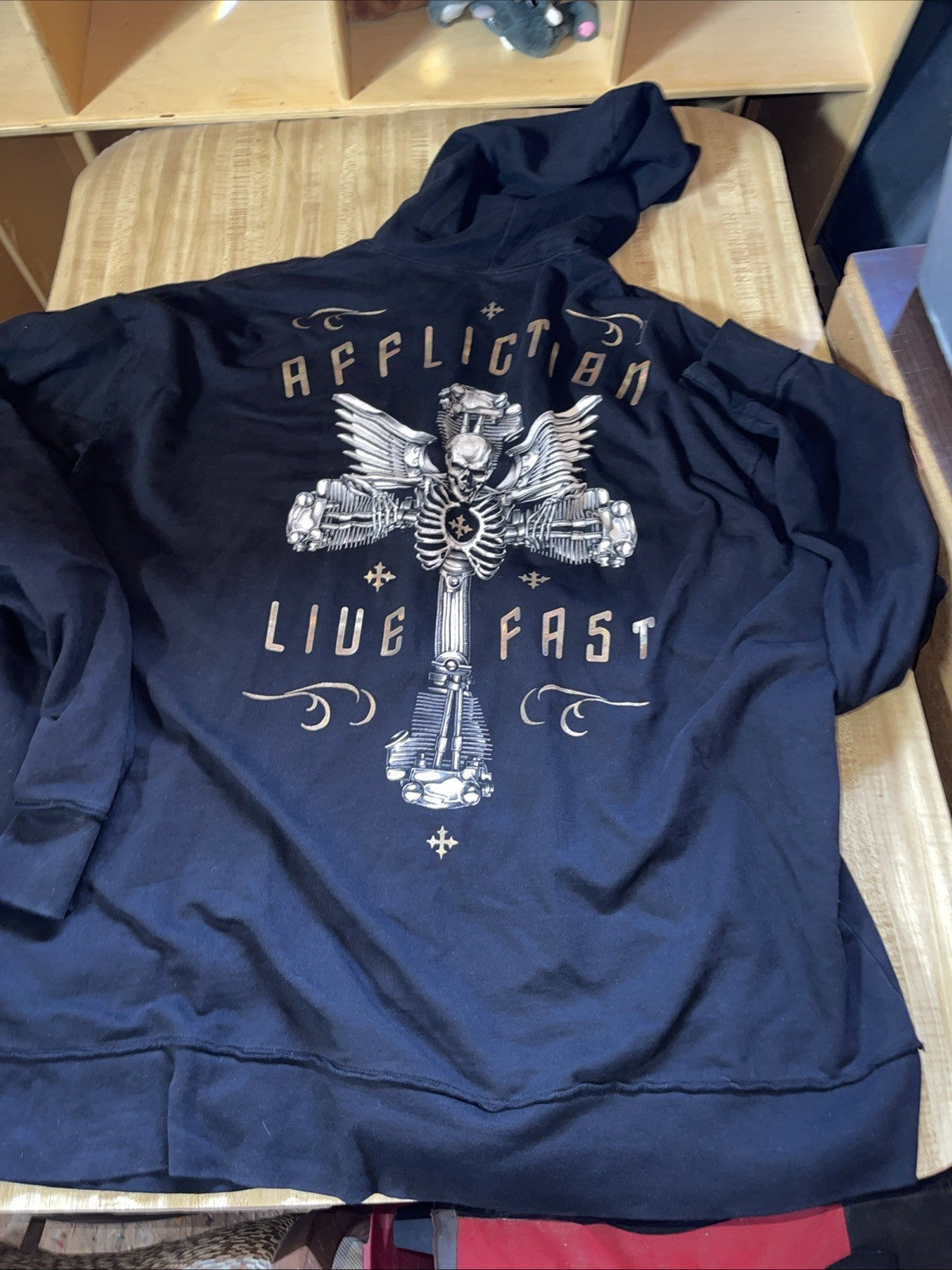 Affliction Hoodie 3XL Full Zip
