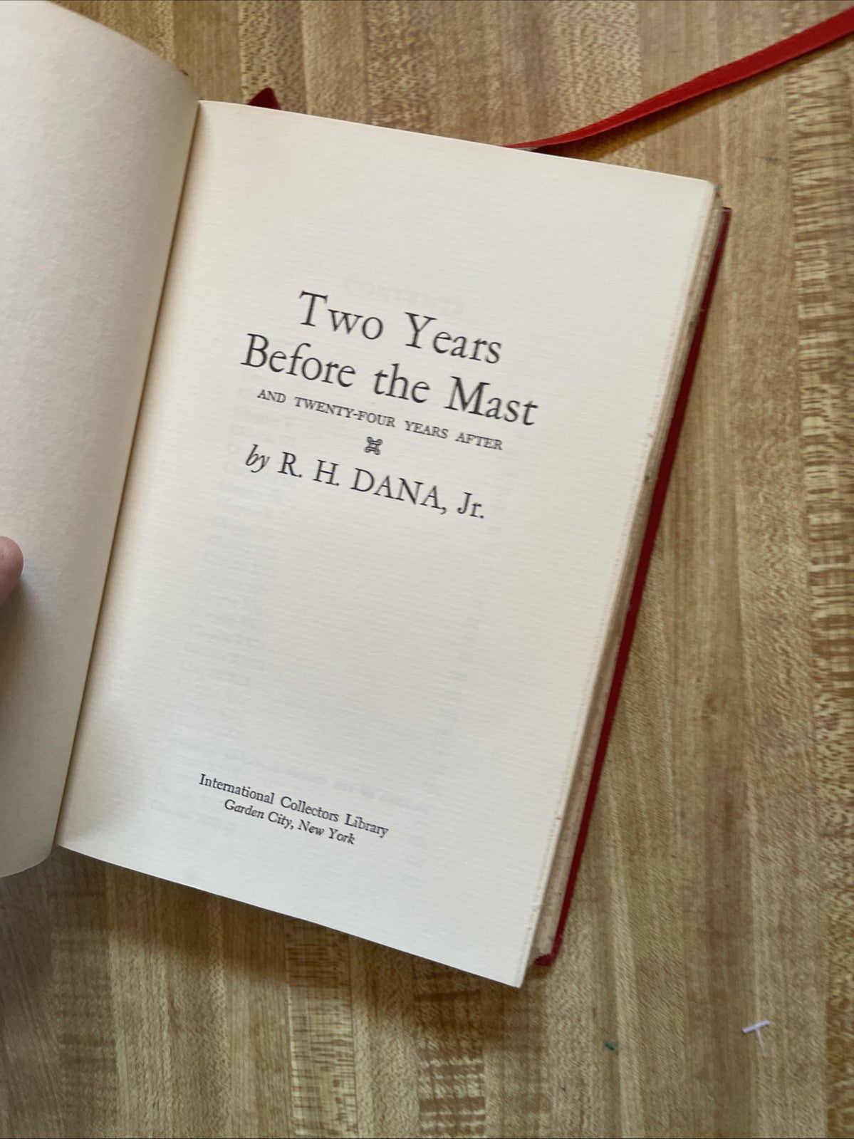 Two Years Before The Mast Hardcover