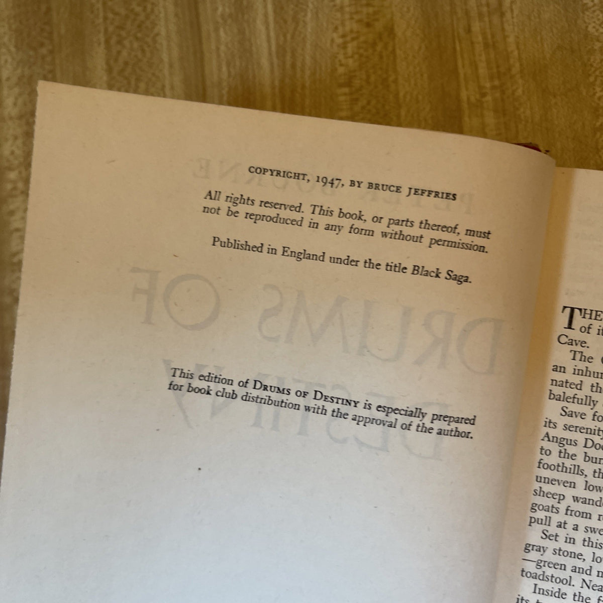 Drums Of Destiny Hardcover