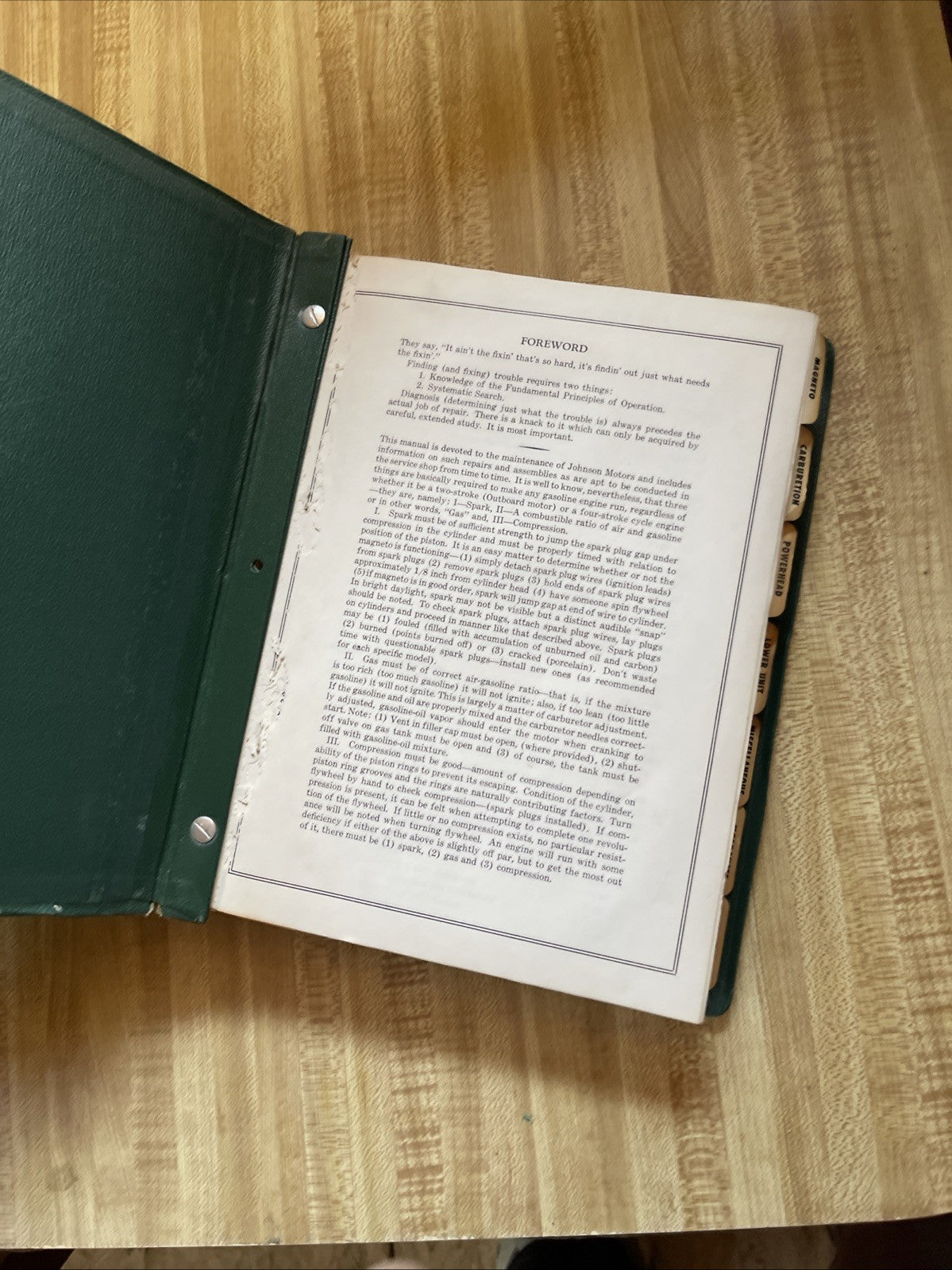 Johnson Service Manual
