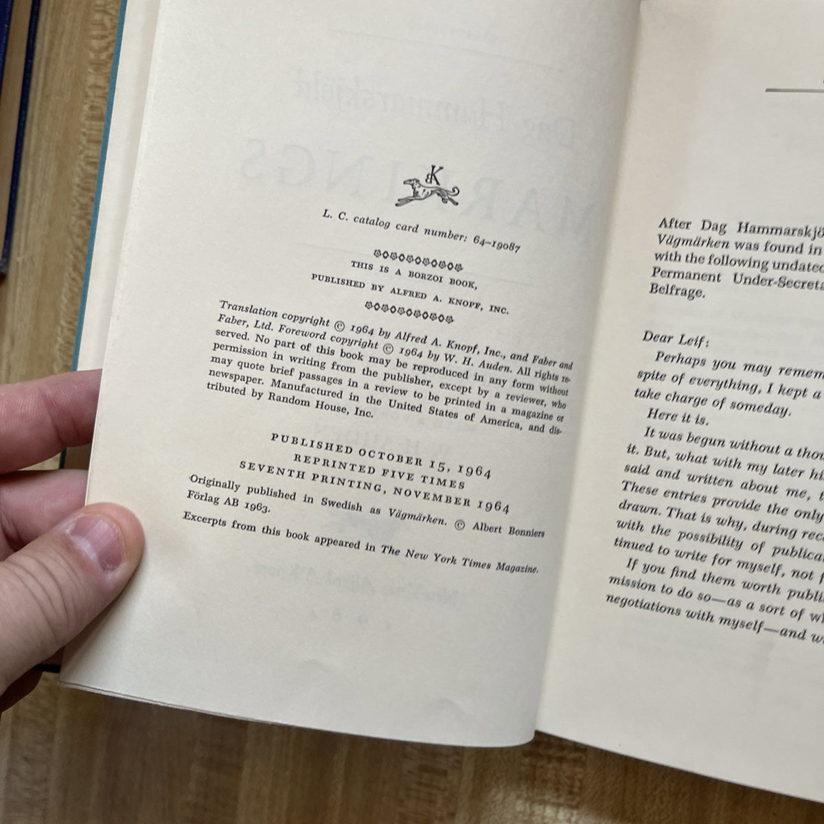Markings Hardcover