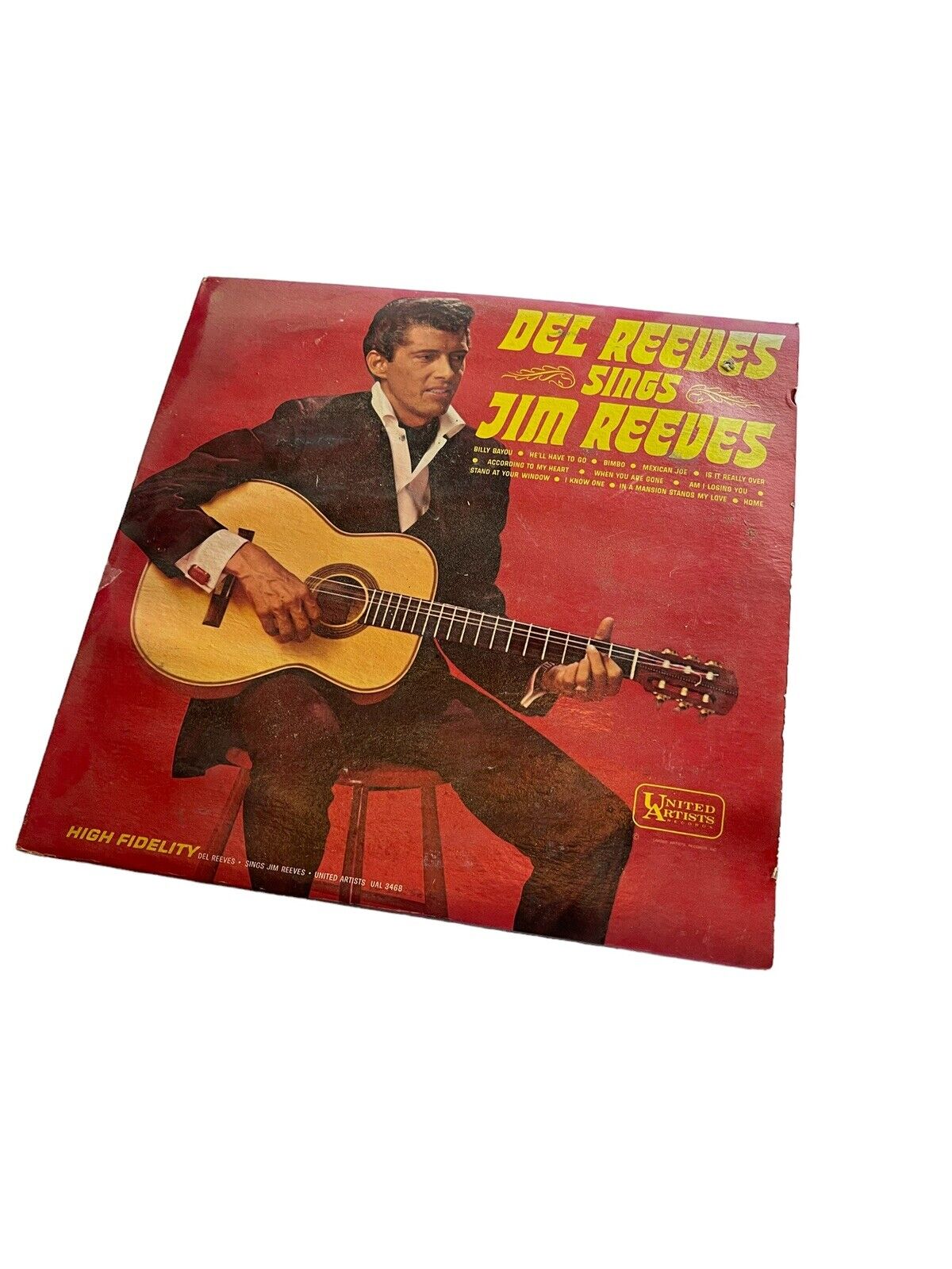 Del Reeves Sings Jim Reeves Vinyl