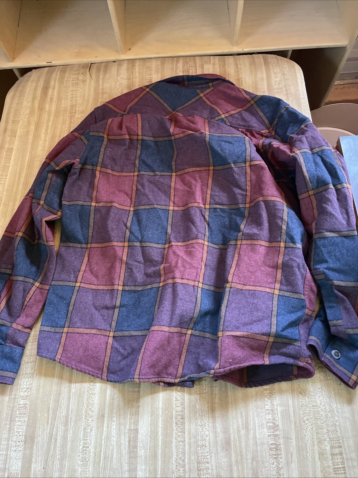 RVCA Heavyweight Flannel Shacket Large