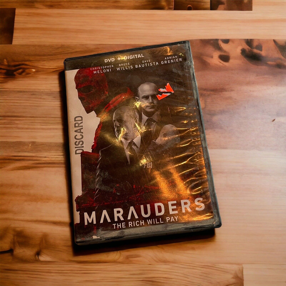 Marauders DVD Christopher Meloni Bruce Willis Dave Bautista