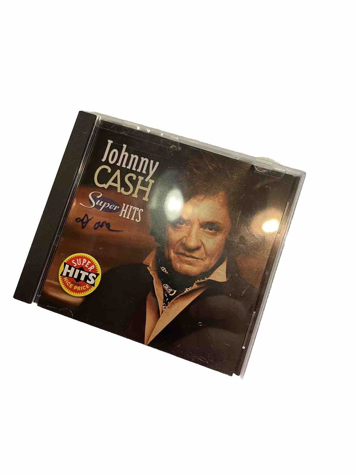 JOHNNY CASH--SUPER HITS- Audio CD - Very Good!