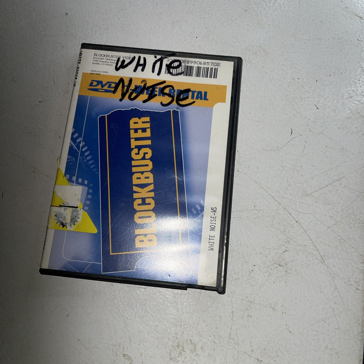 White Noise DVD In Blockbuster Case