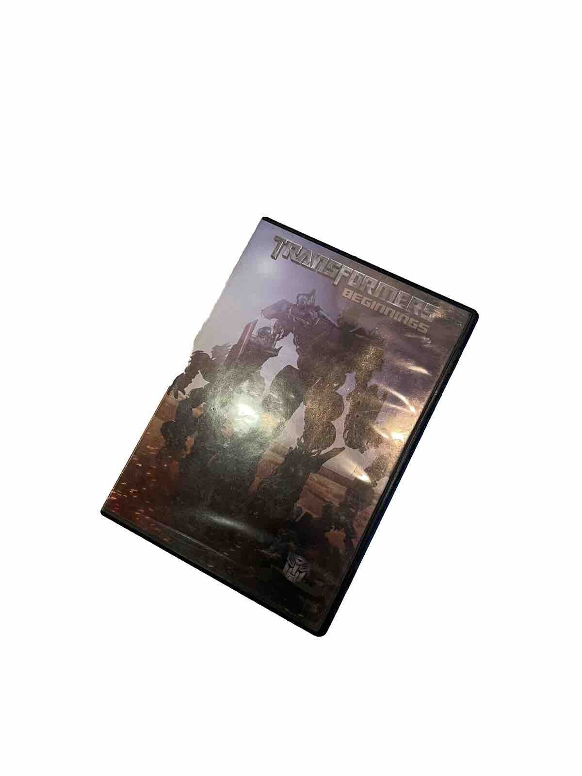 transformers beginnings dvd