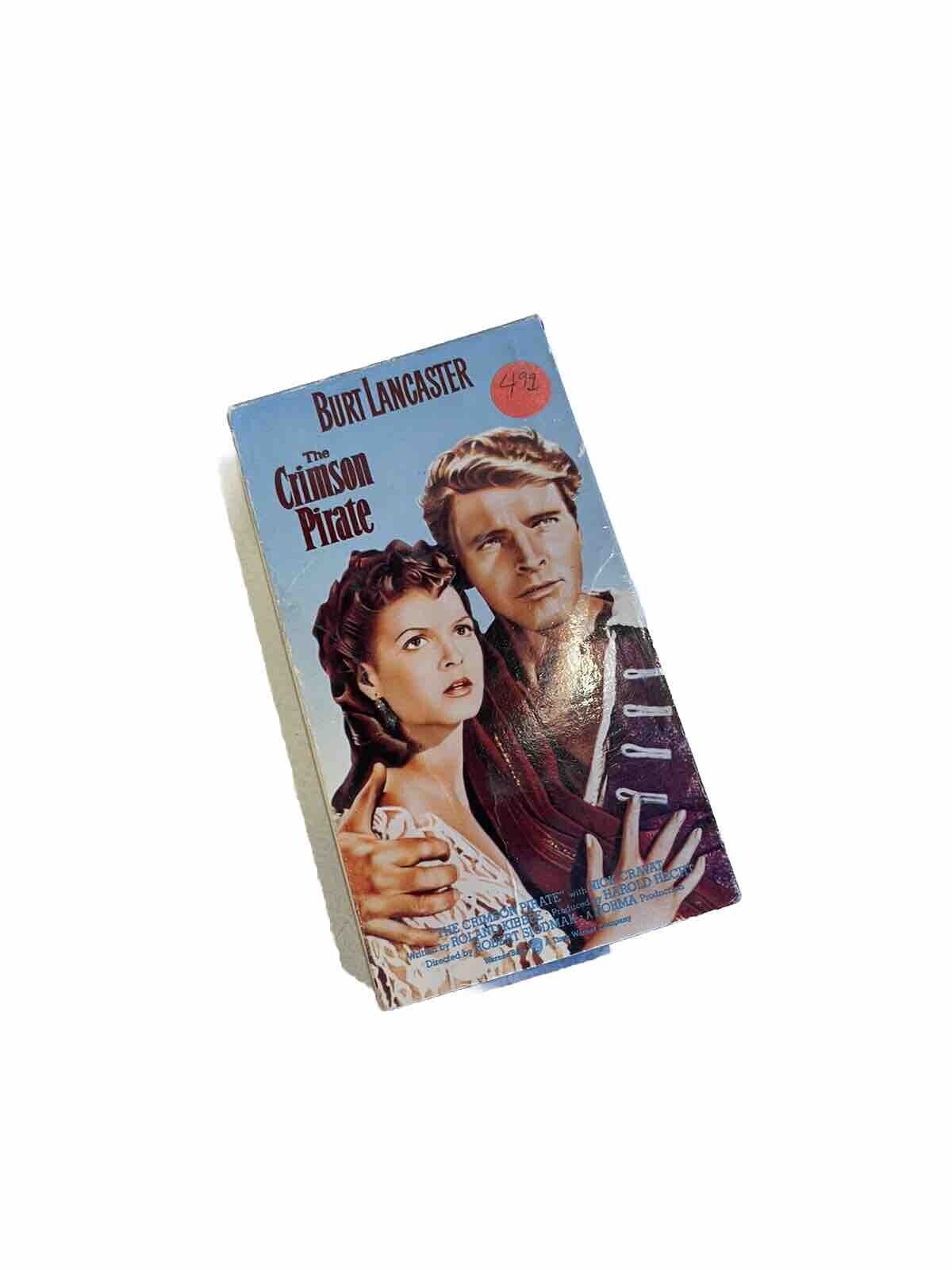 The Crimson Pirate VHS