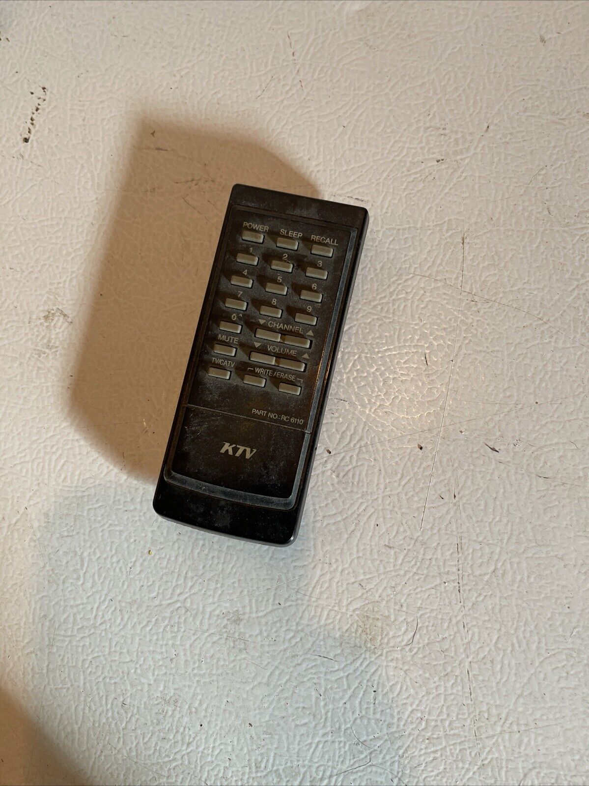 KTV - RC-6110 - VINTAGE ANALOG TV REMOTE