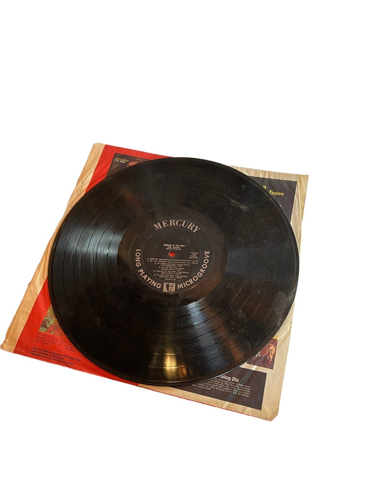 Eddy Howard Singing In The Rain Vinyl