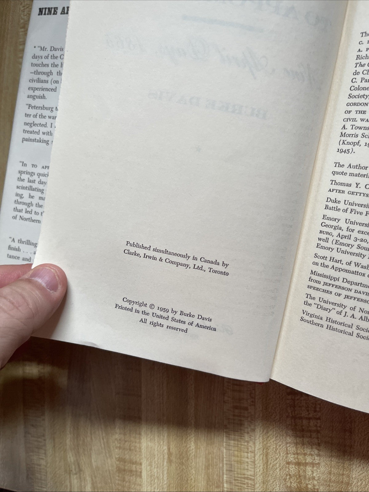 To Appomattox Hardcover
