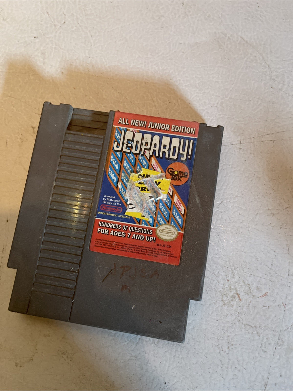 Jeopardy Nintendo NES Cartridge
