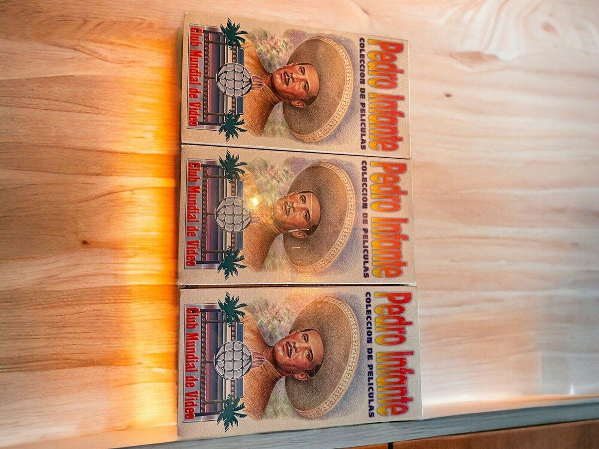 Pedro Infante VHS Lot