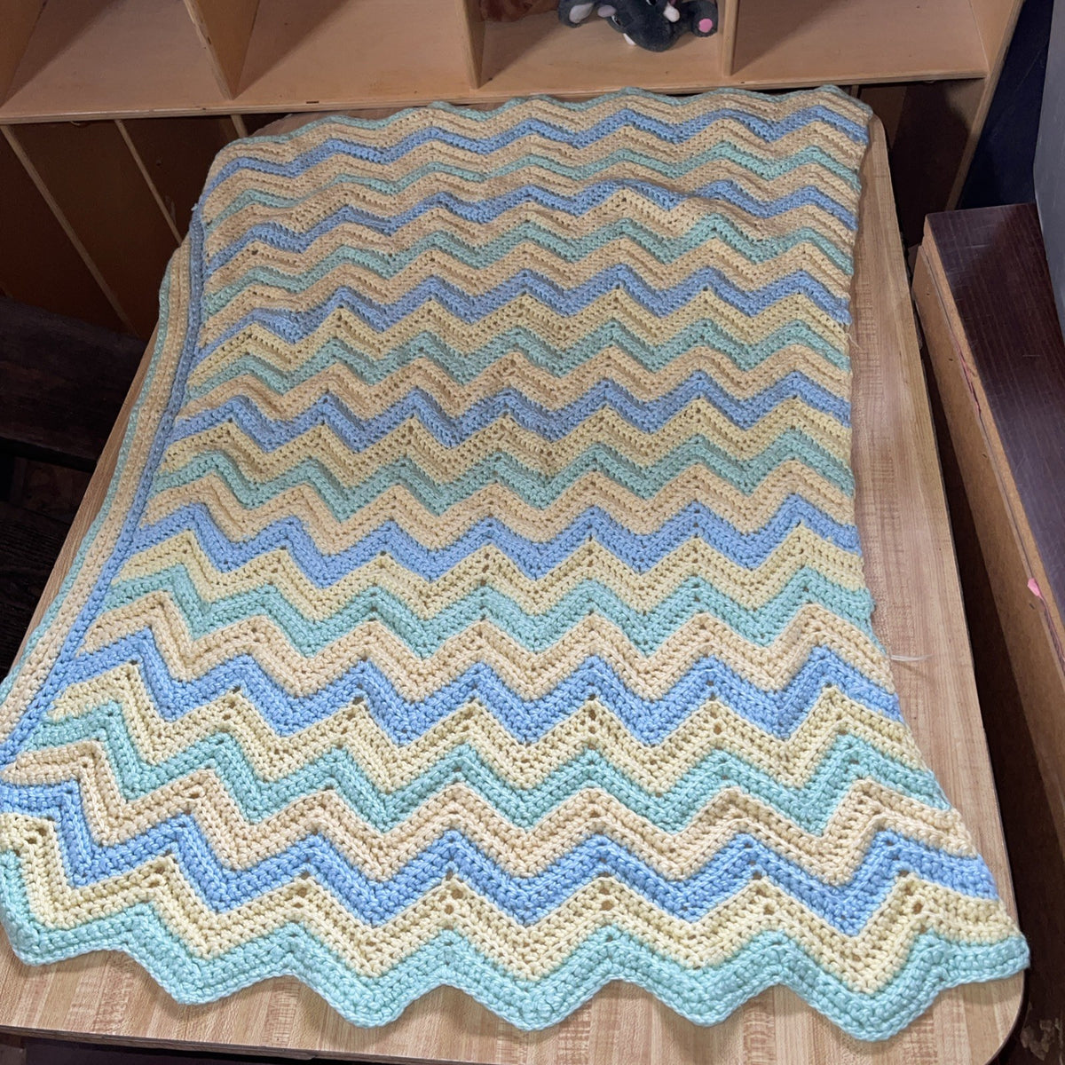 Homemade Crochet Rug 41x32