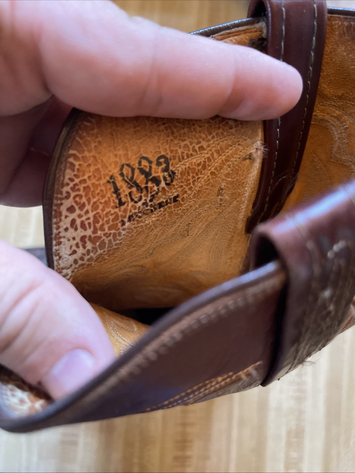 lucchese 1883 mens boots 10D