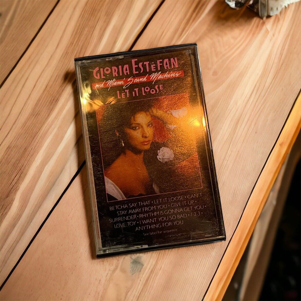Gloria Estefan and Miami Sound Machine Cassette Tape Let it Loose 1987 Vintage