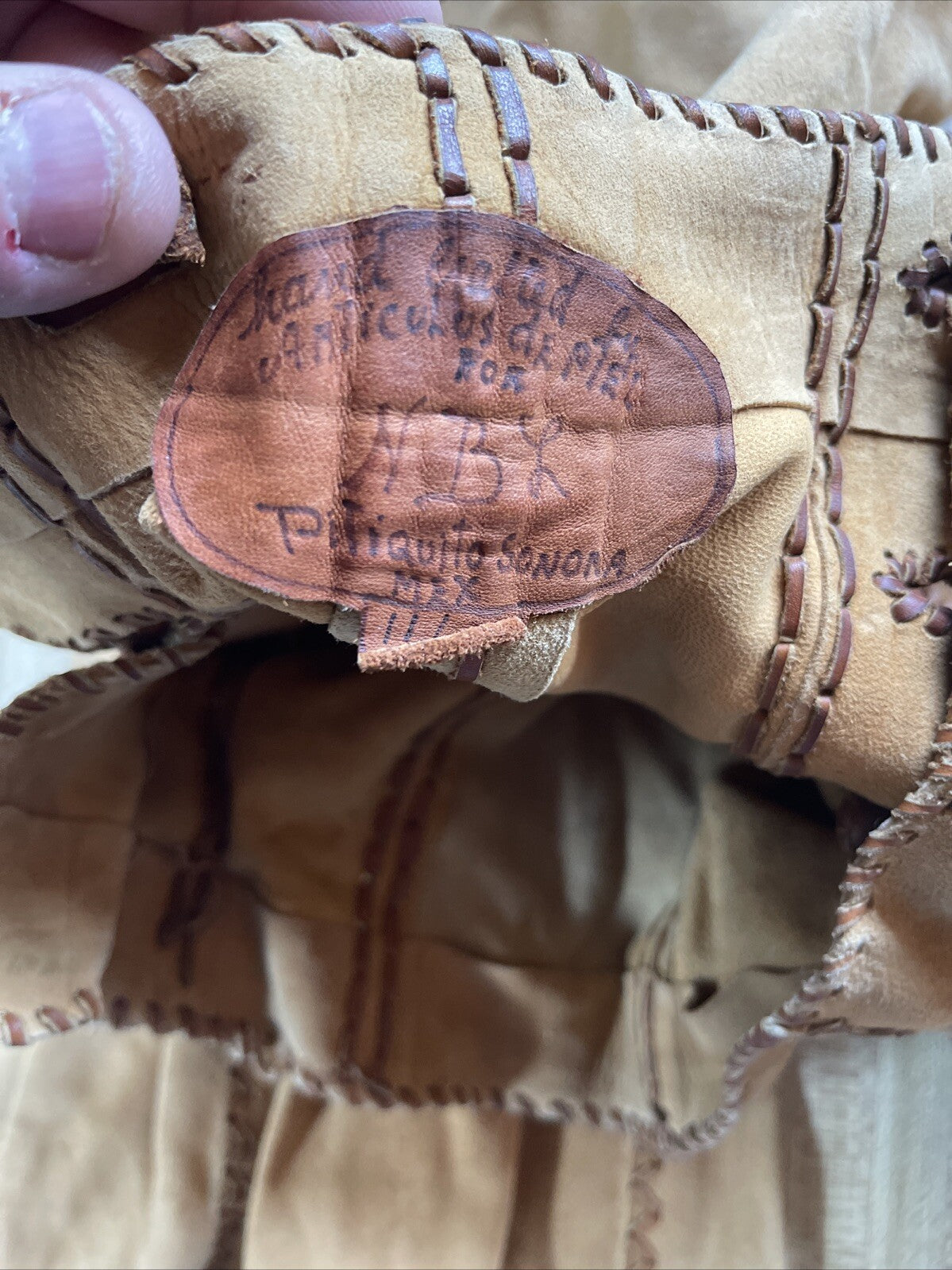Vintage Leather Pants Handmade 12x29