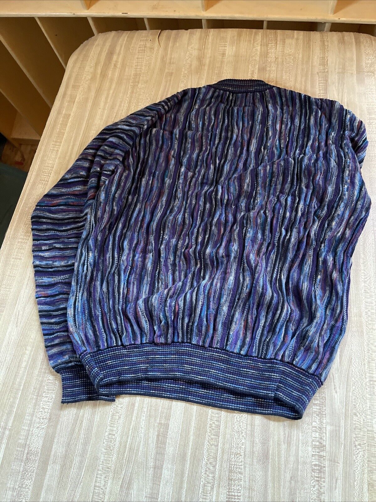 Norm Thompson Sweater Loud Pattern Large