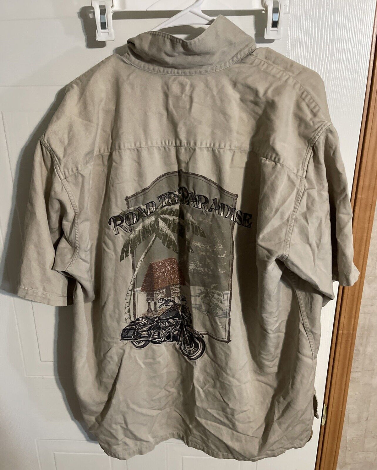 Harley Davidson Silk Blend Hawaiian Shirt 2XL
