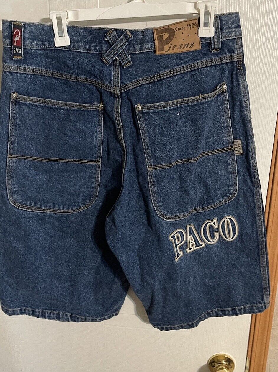 Paco Jeans Jorts 33 Y2K Hiphop Streetwear