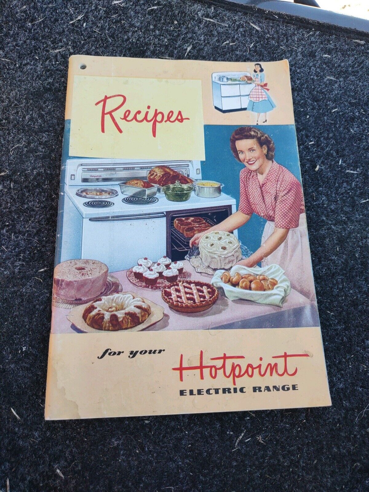 Vintage 1954 Recipes for your Hotpoint Electric Range 70p
