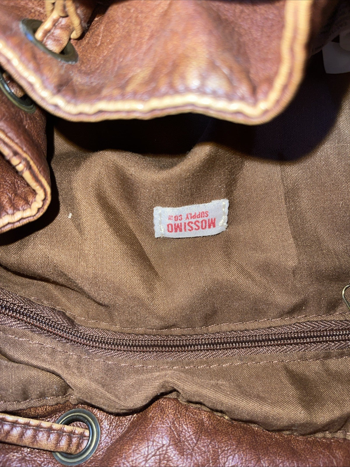 Mossimo Leather Backpack