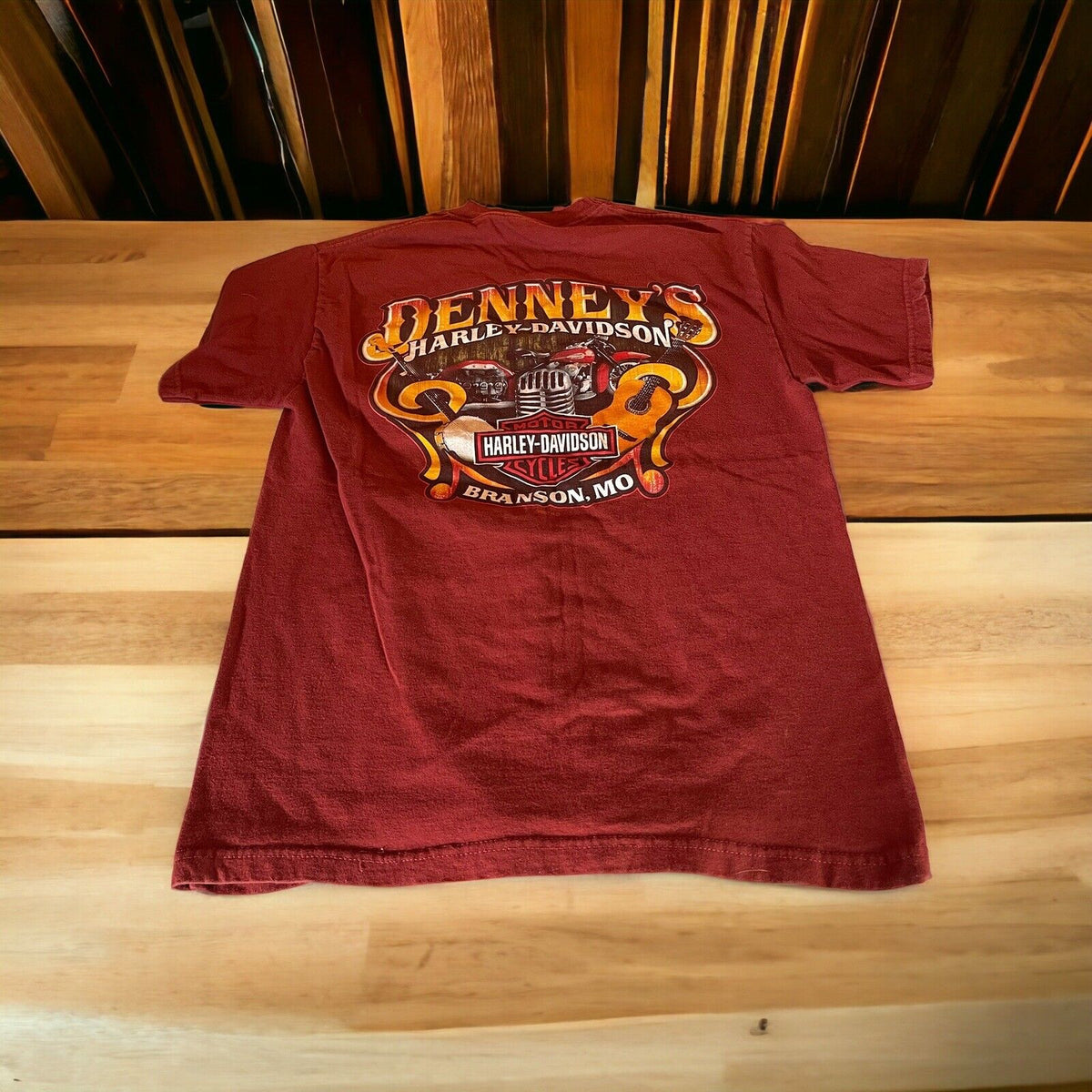 Denney’s Harley Davidson T Shirt Branson MO Medium