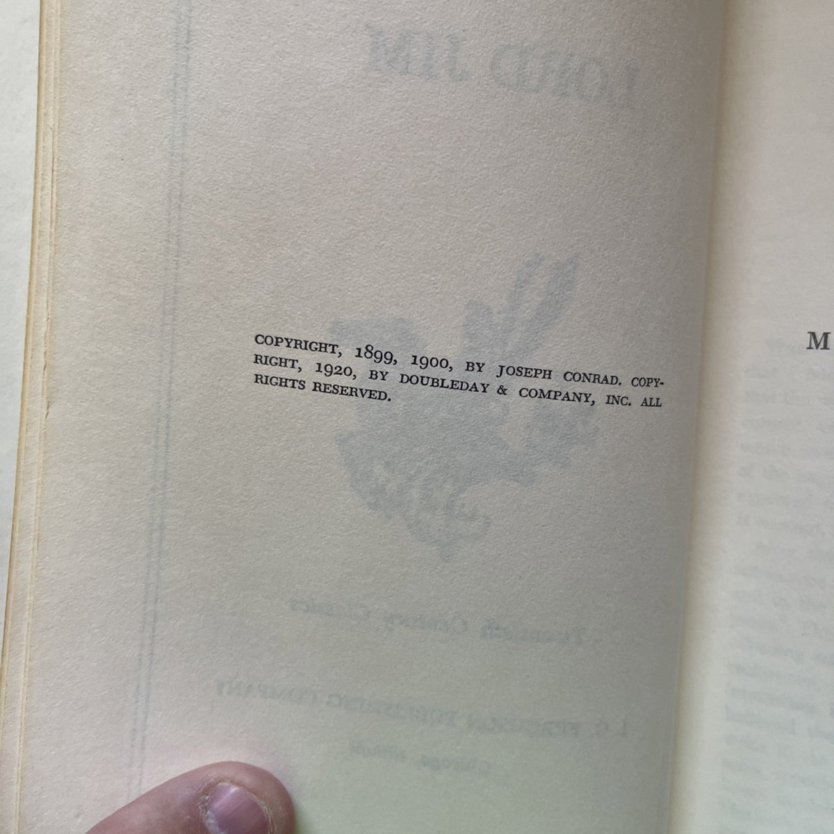 Lord Jim Hardcover