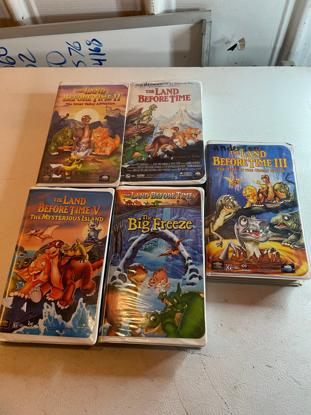 The land before time vhs lot