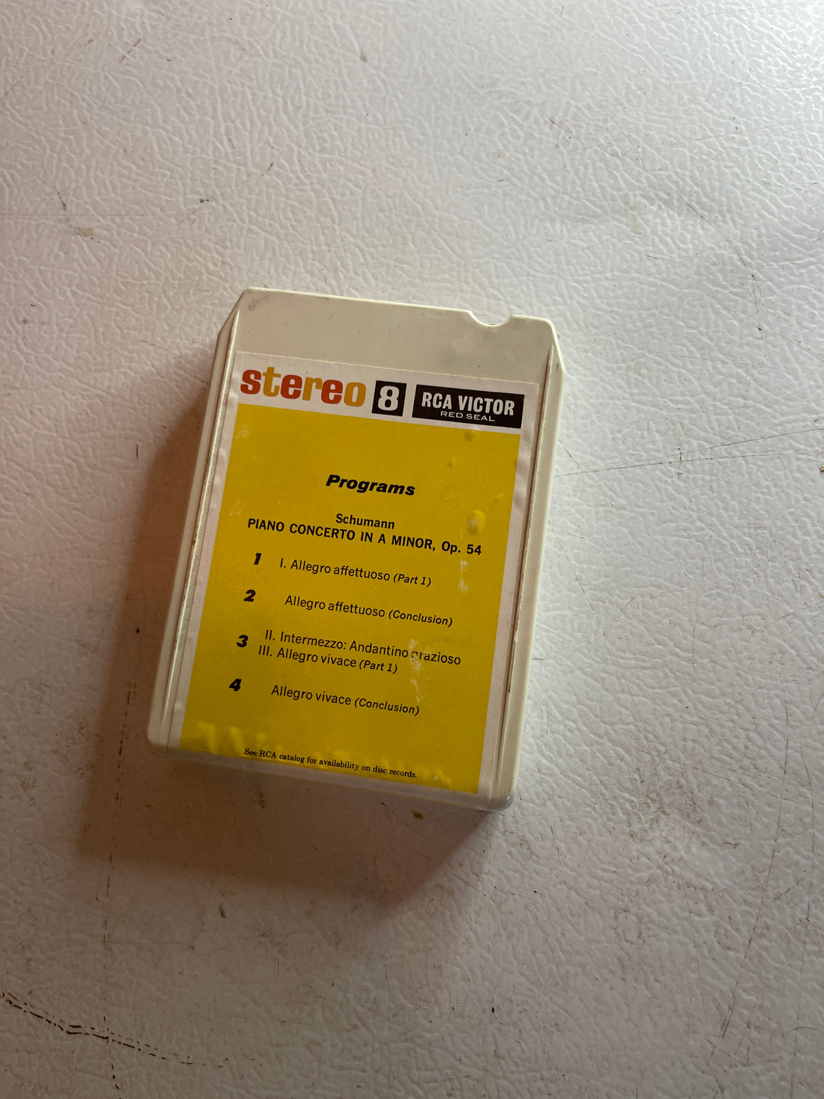 Schumann 8 track