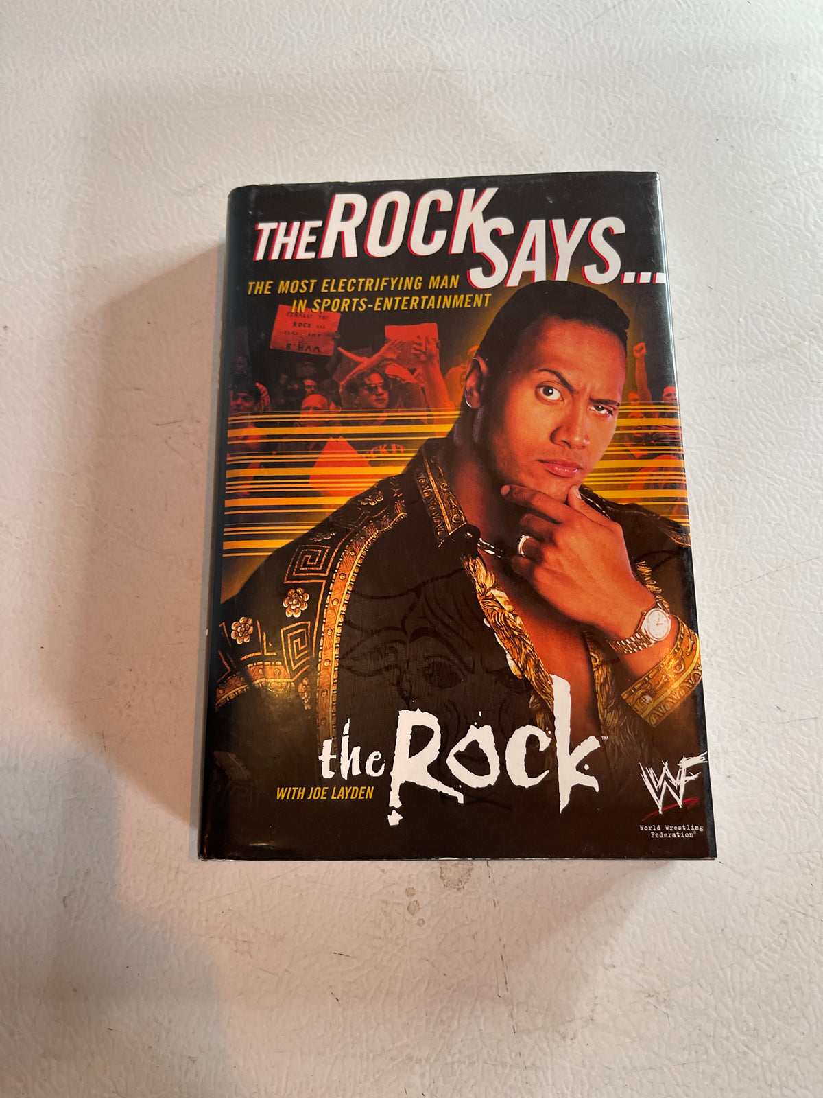 The Rock Says hardcover