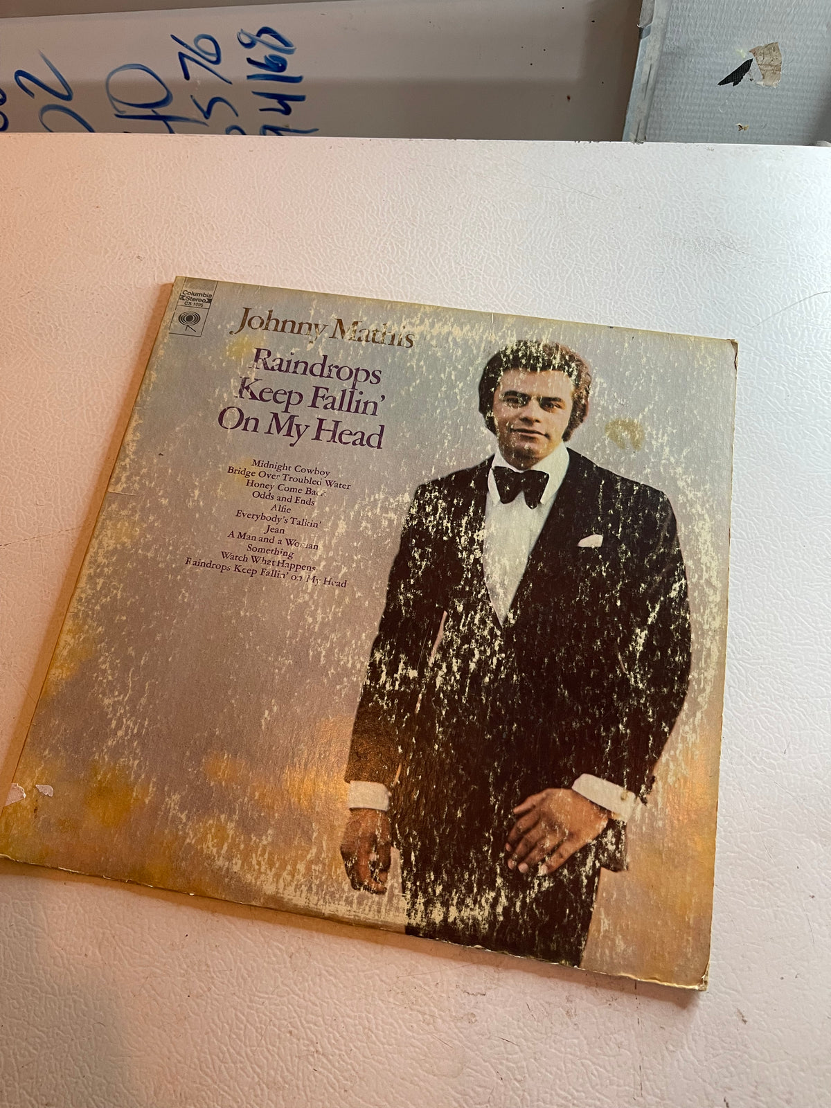 Johnny Mathis rain drops keep falling on my head vinyl