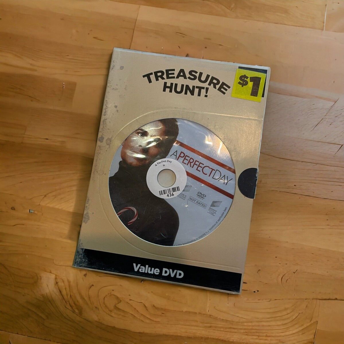 A Perfect Day 2006 DVD in a Treasure Hunt value DVD case priced at one dollar