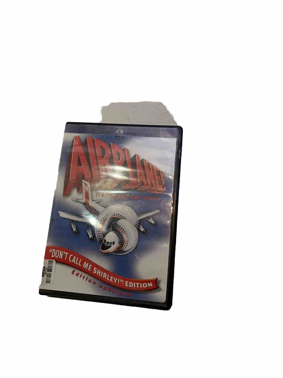 Airplane Dont Call Me Shirley DVD edition featuring a comedy airplane cover from 1118 Emporium