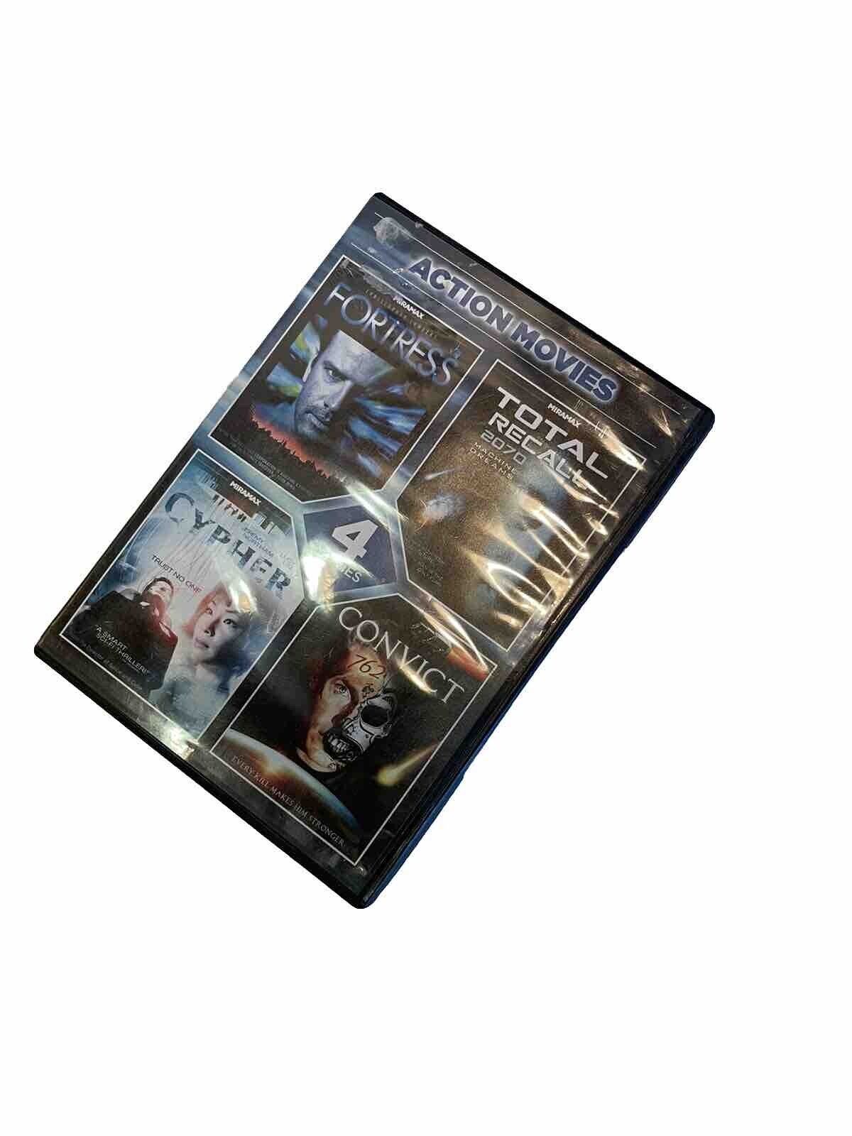 1118 Emporium sci-fi action movie DVD collection featuring four thriller titles in one case