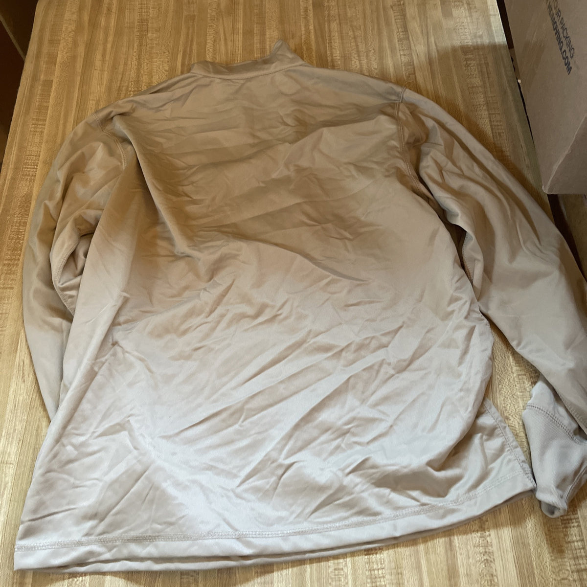 Military Heat Retentive Moisture Resistant Half Zip Small