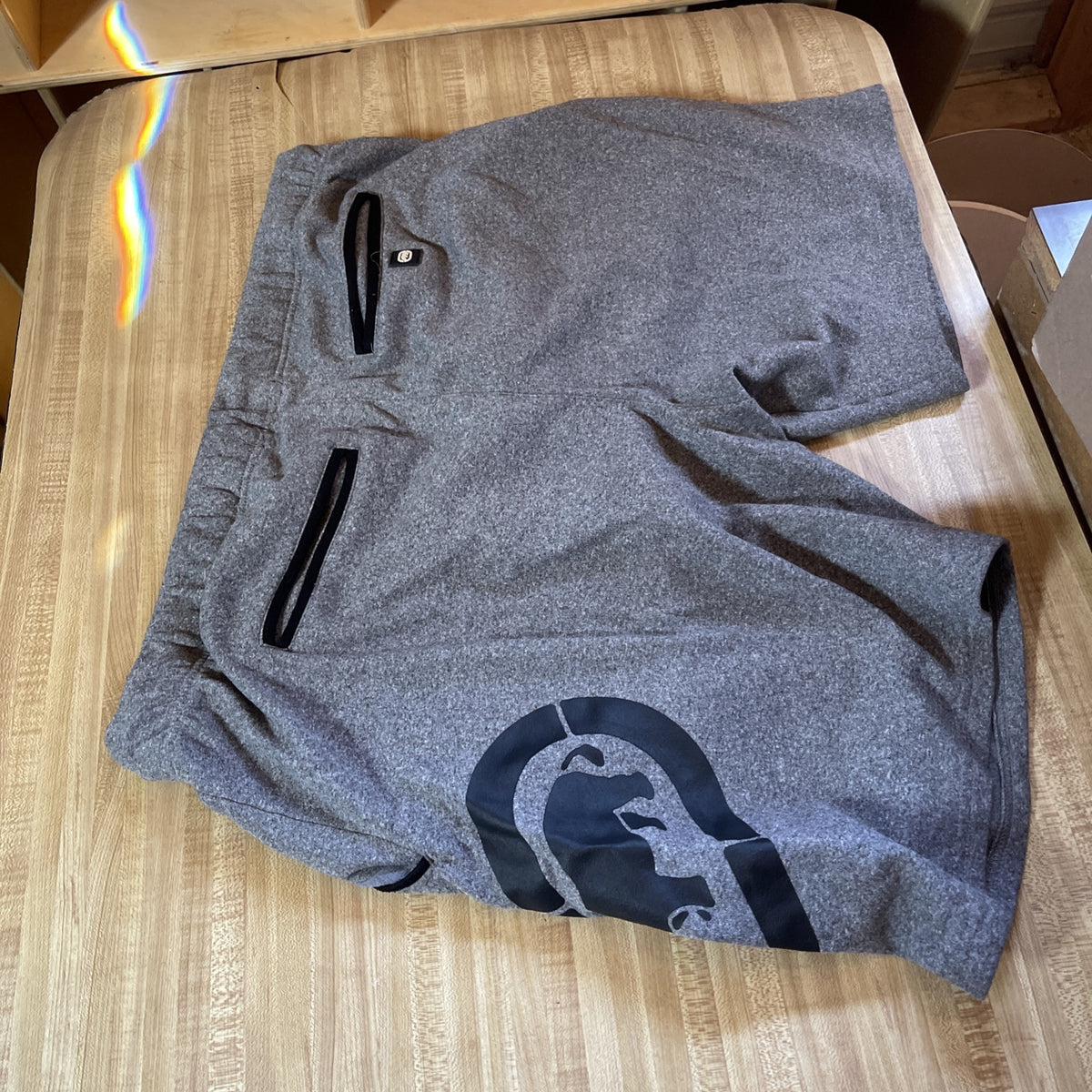 Ecko Unltd Shorts Mens Gray Size 4XL Spellout Casual Lounge Fleece Active 