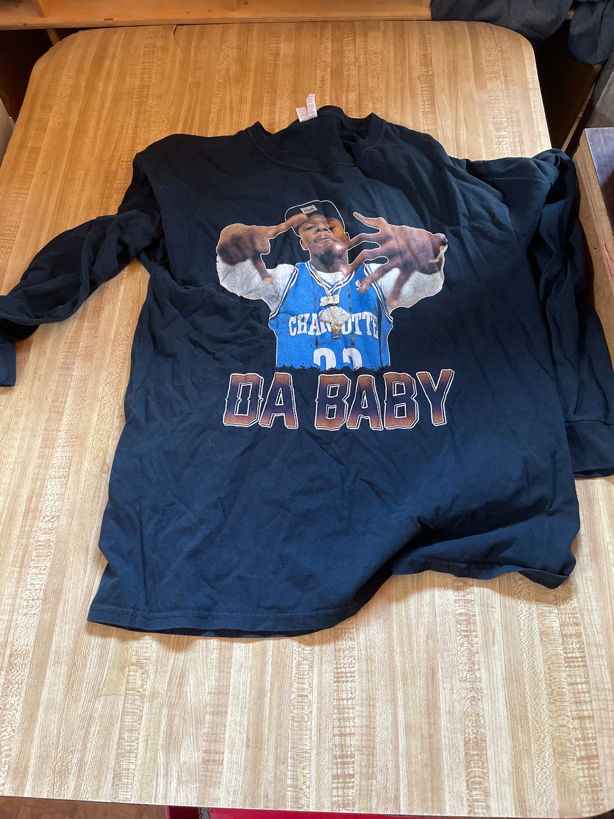 Da baby tour shirt Large