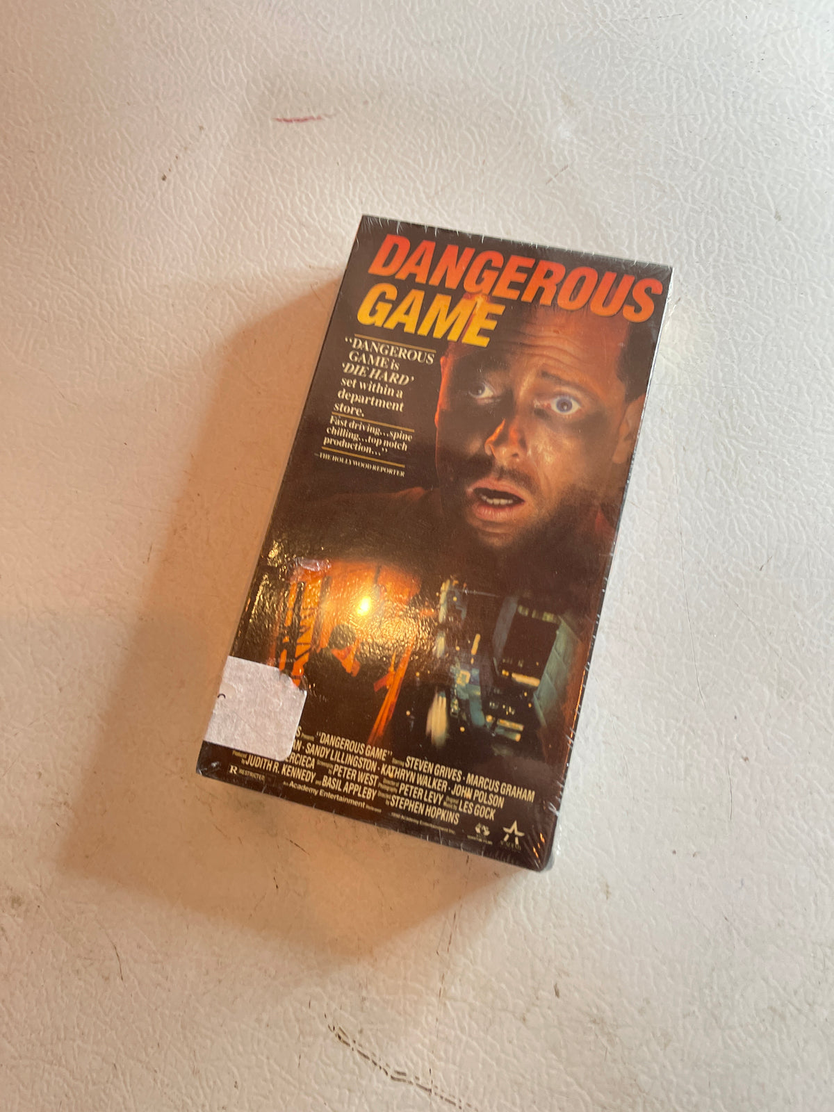 Incredibly rare HTF OOP dangerous game promo copy vhs sealed