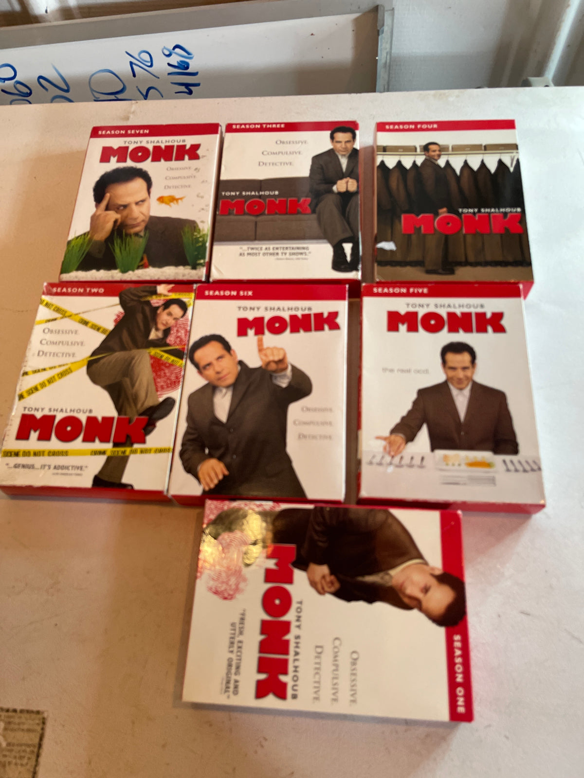 Monk dvd lot
