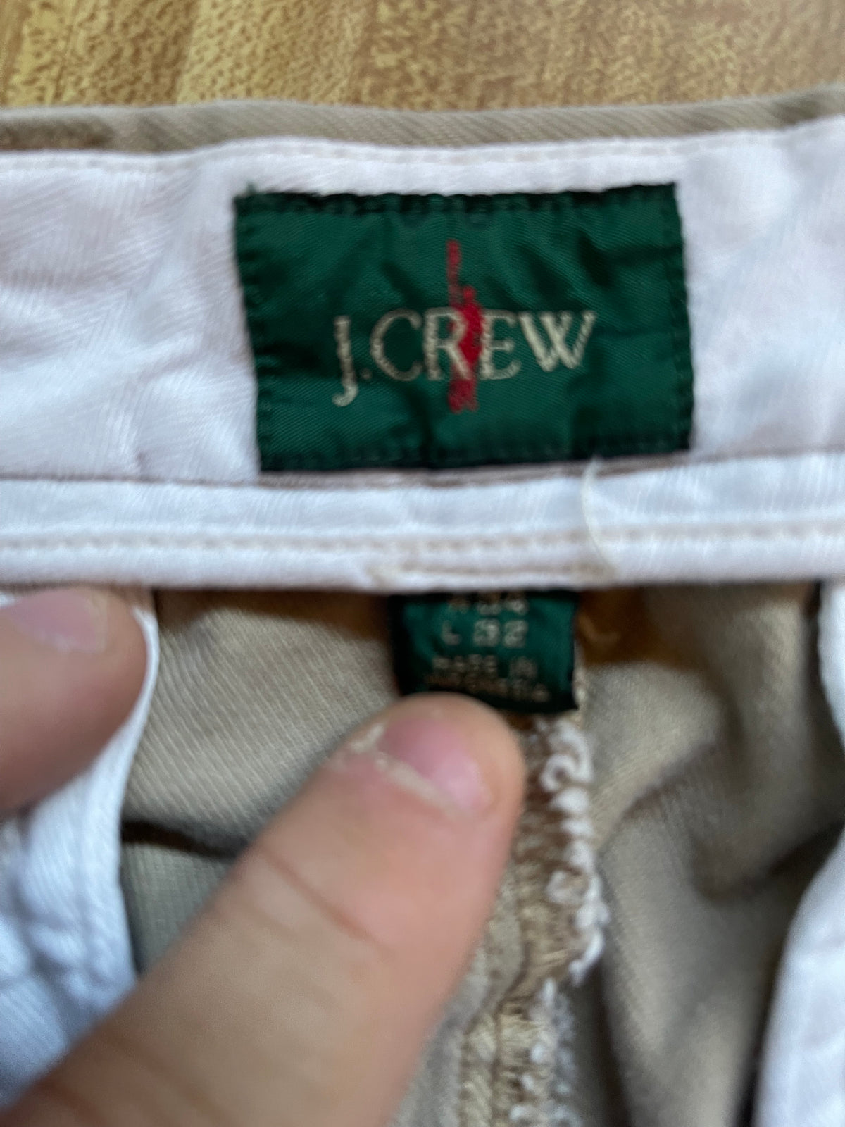 J crew oarsman pants 34/32