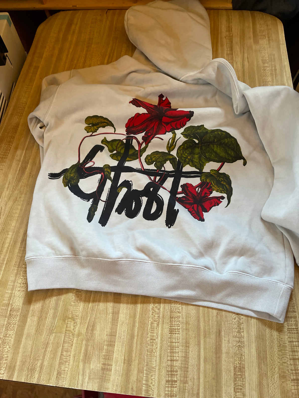 Ghost hoodie medium