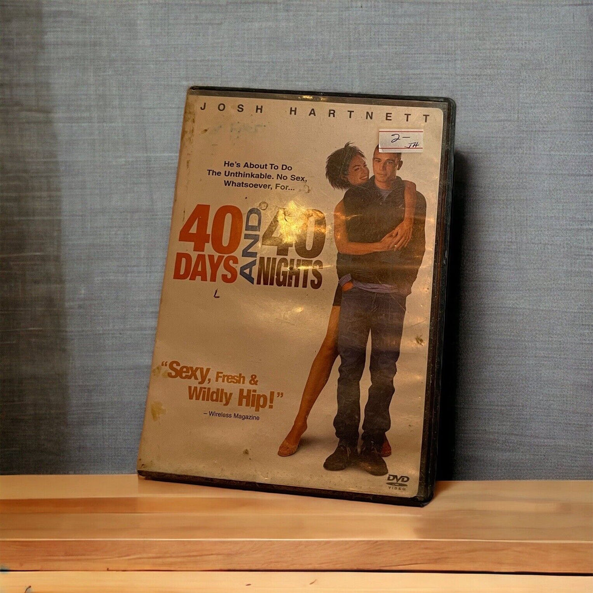 40 Days and 40 Nights DVD featuring Josh Hartnett with a romantic movie cover
