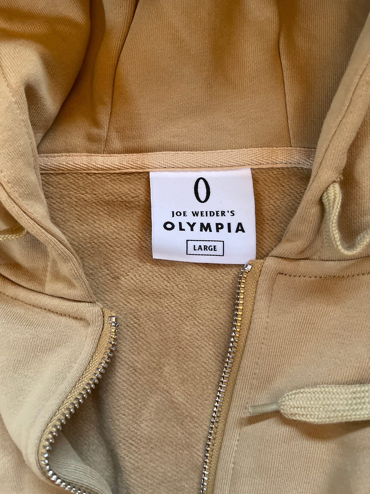 Olympia full zip hoodie Large