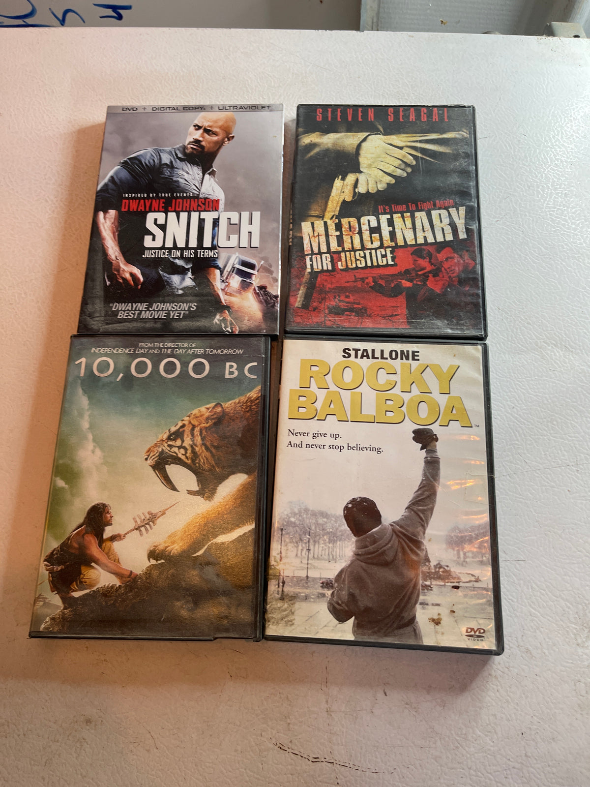 Action dvd lot