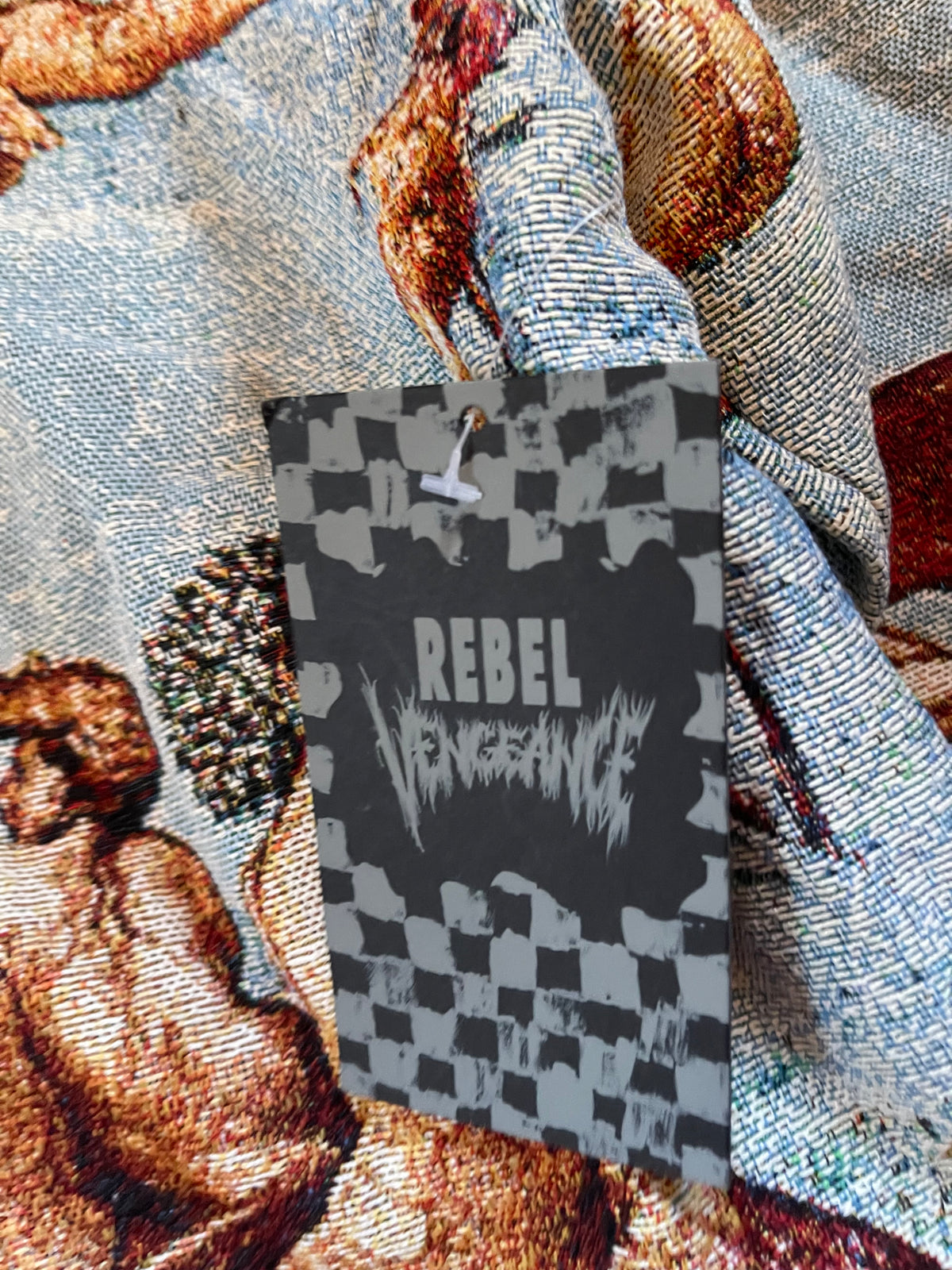 Rebel vengeance button up small NWT