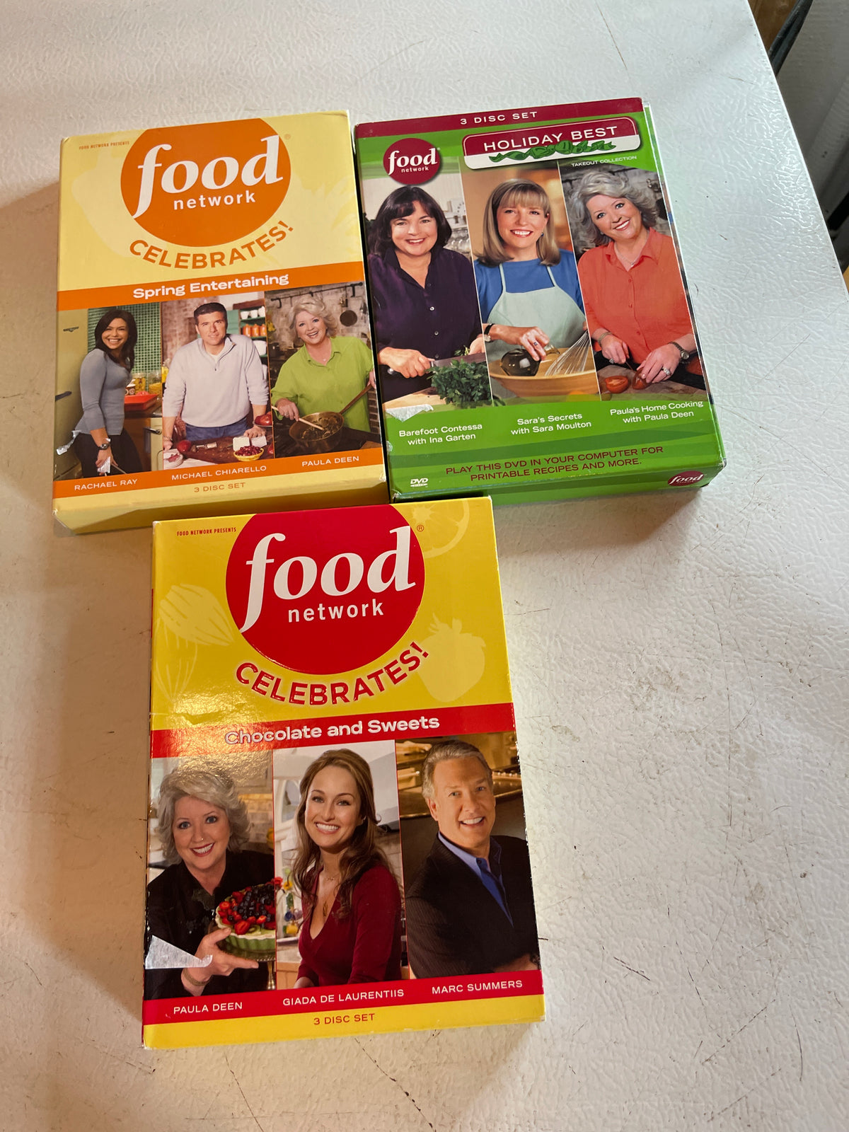 Food network dvd lot