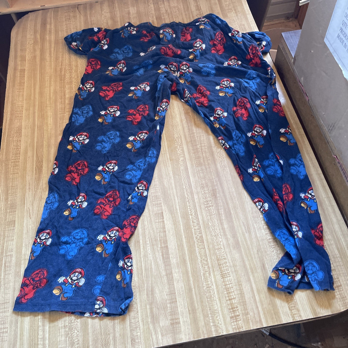 Super Mario Pajama Pants Medium